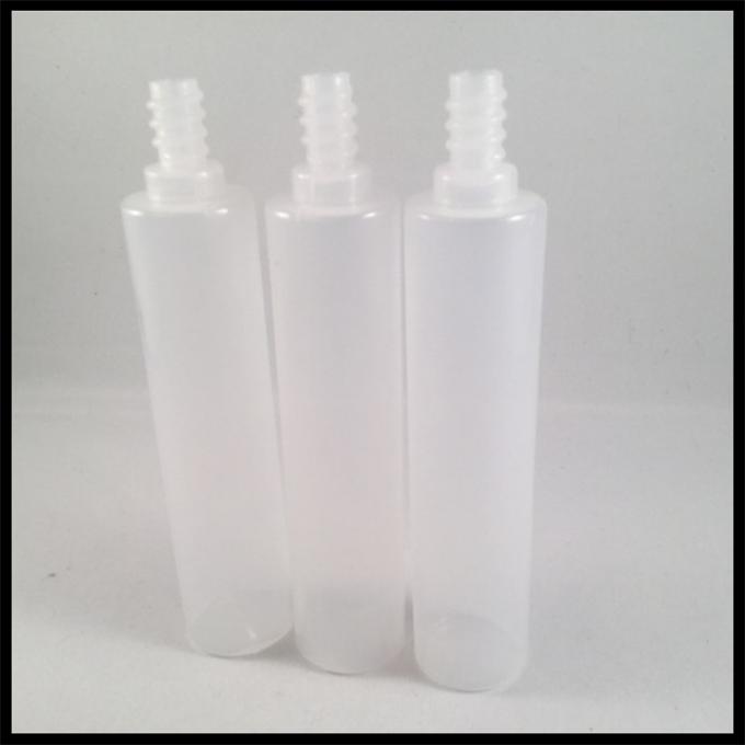 Botellas plásticas vacías translúcidas del dropper del PE, botellas plásticas del apretón 30ml