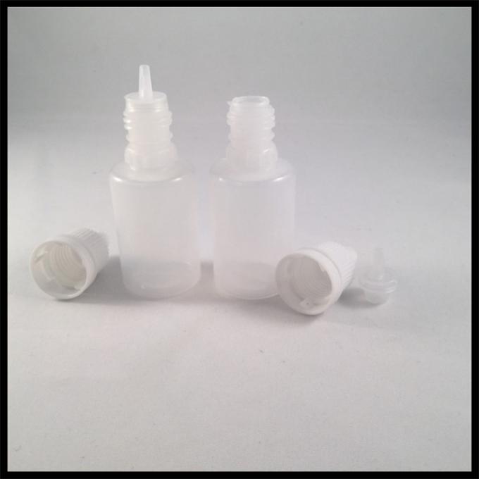 El dropper plástico de la prueba del niño embotella 20ml, botellas vacías del dropper de ojo del LDPE