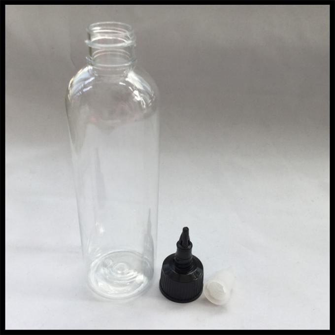 Envase grande líquido plástico Eco de la capacidad de la botella 120ml del casquillo de la torsión de Ejuice - amistoso